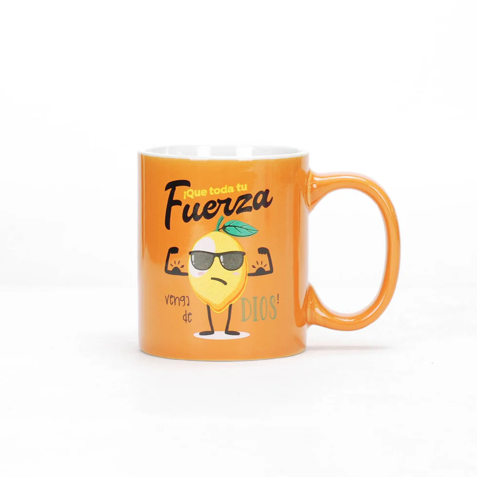 Taza 12 OZ Colección Comparte Fuerza