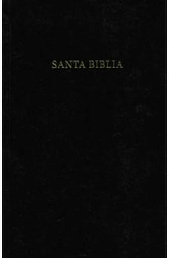 Biblia RVR 1909 Clásica con Referencia Negro Tapa Dura
