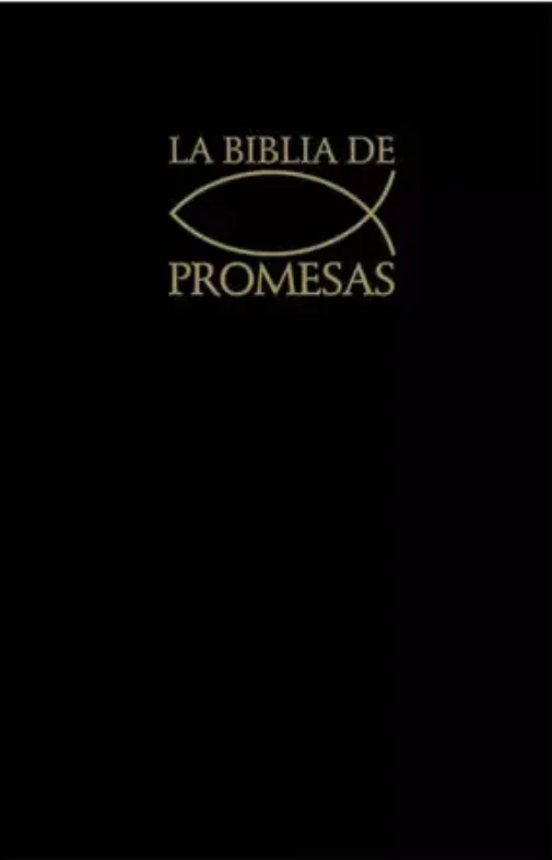 Biblia RVR 1960 Promesas Negro Tapa Dura Concordancia