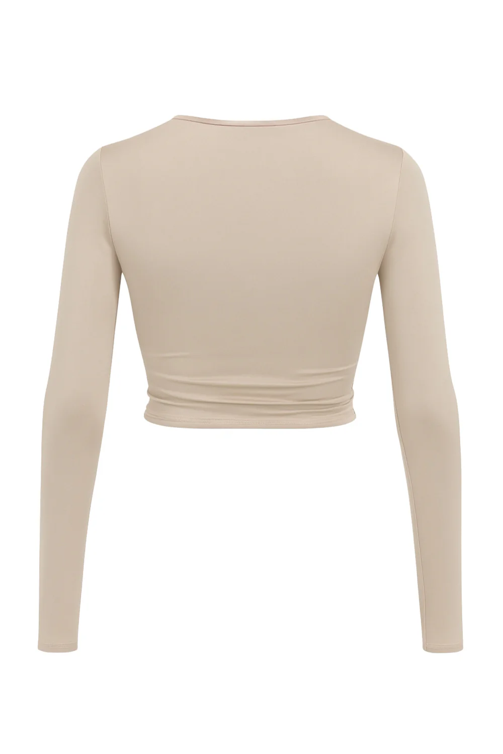 Crop top Éclat manga larga