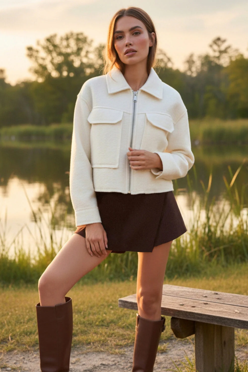 Falda pantalón envolvente