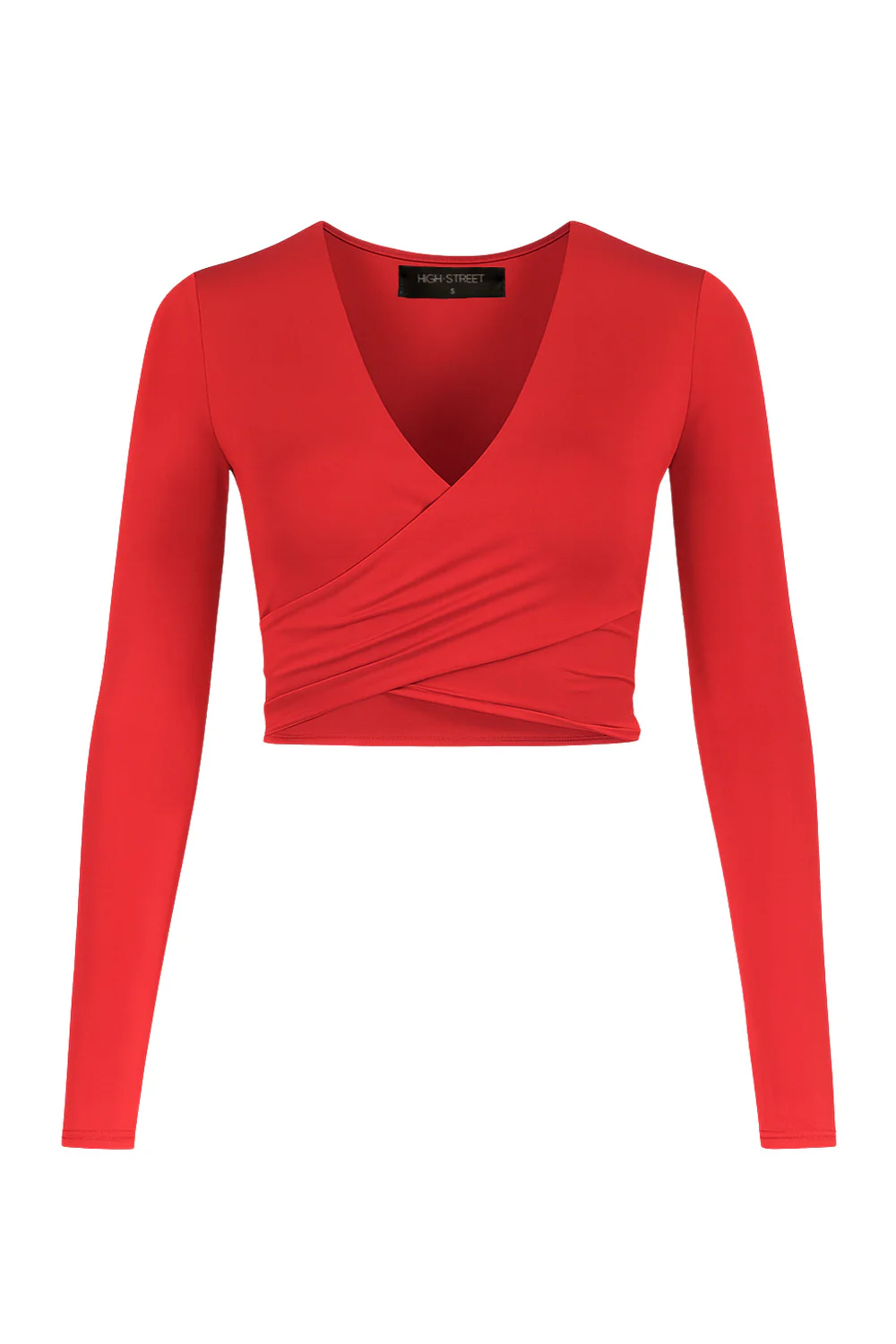 Crop top Éclat manga larga