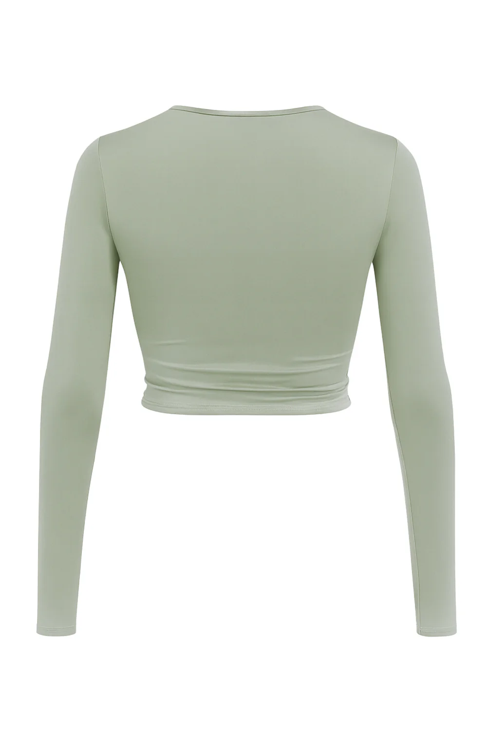 Crop top Éclat manga larga