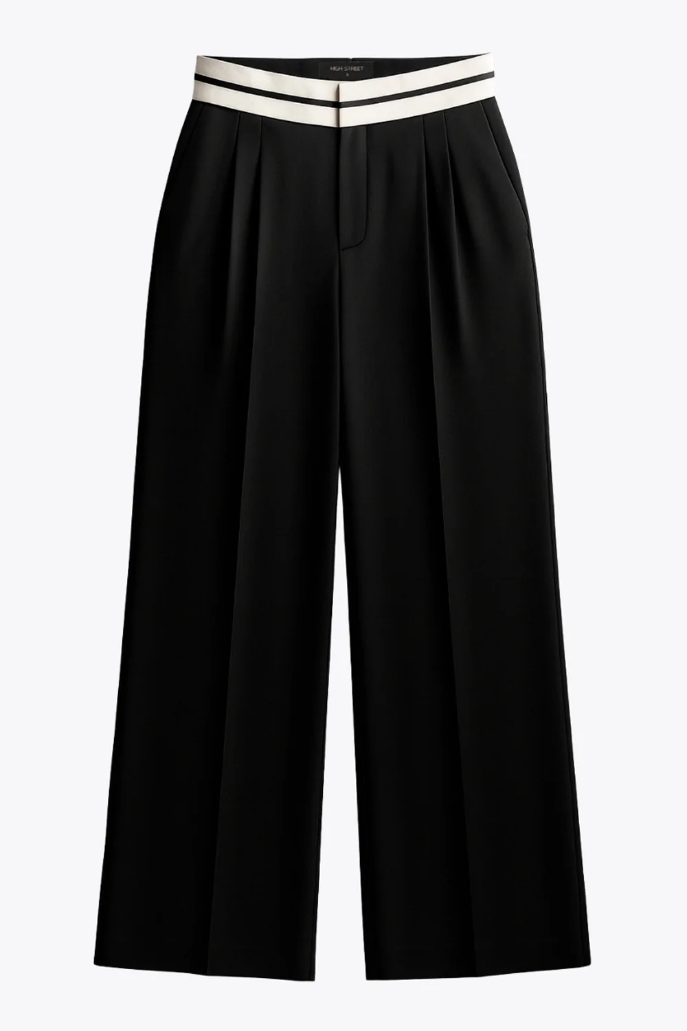 Pantalón ancho cintura vuelta