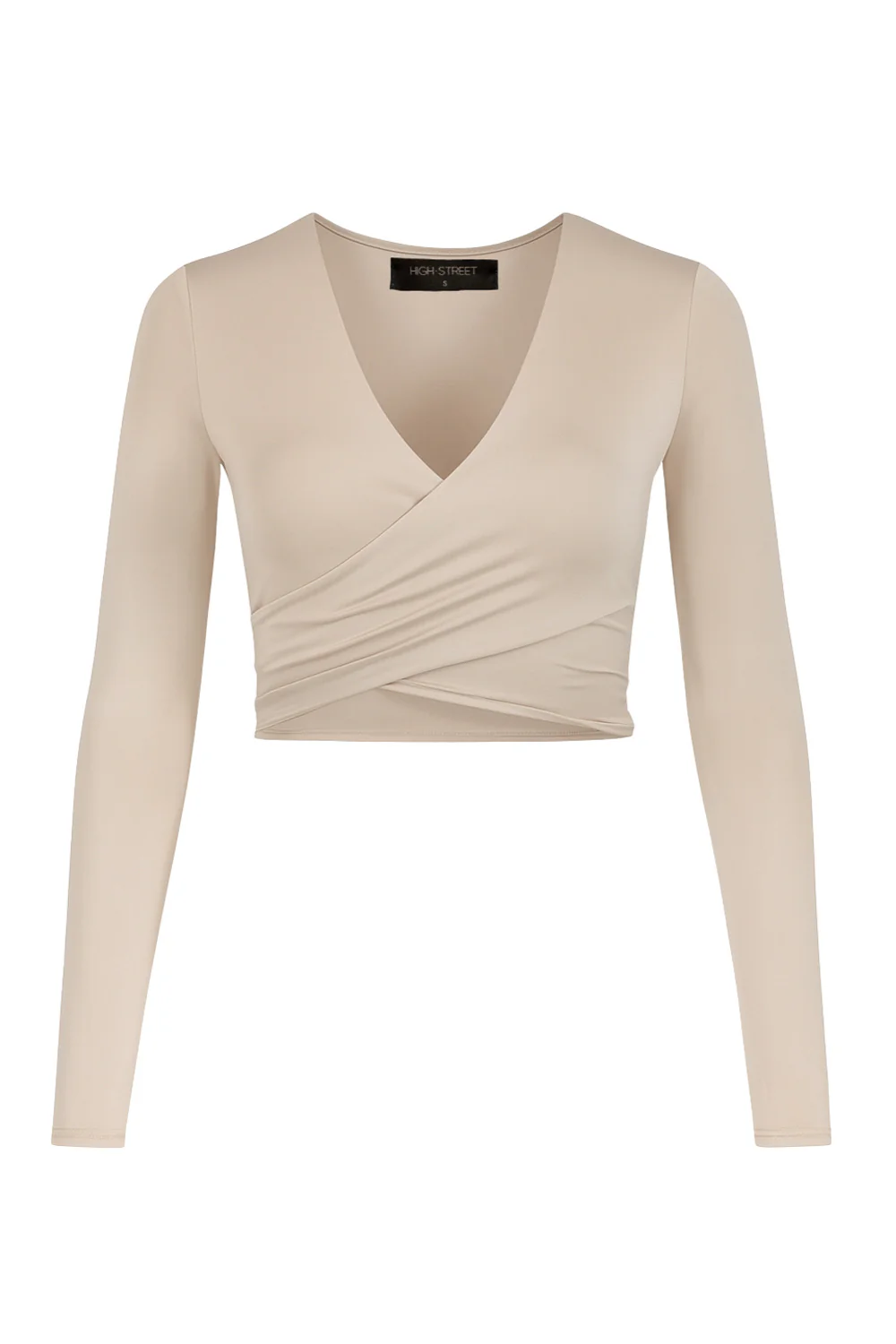 Crop top Éclat manga larga