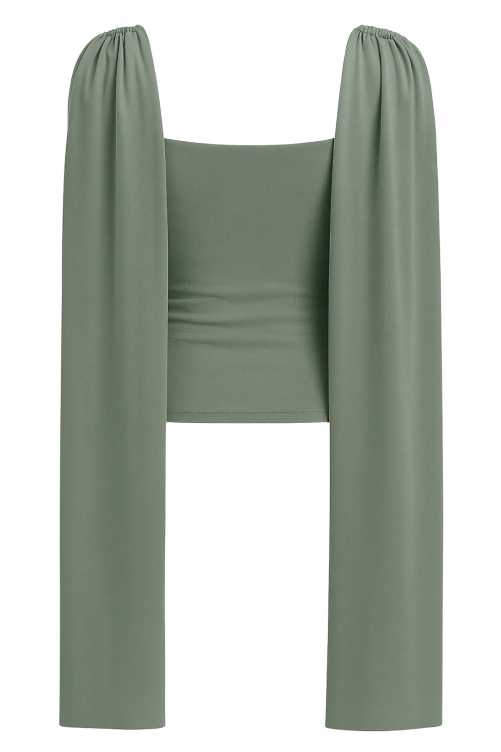 Top Blair detalle con plisados