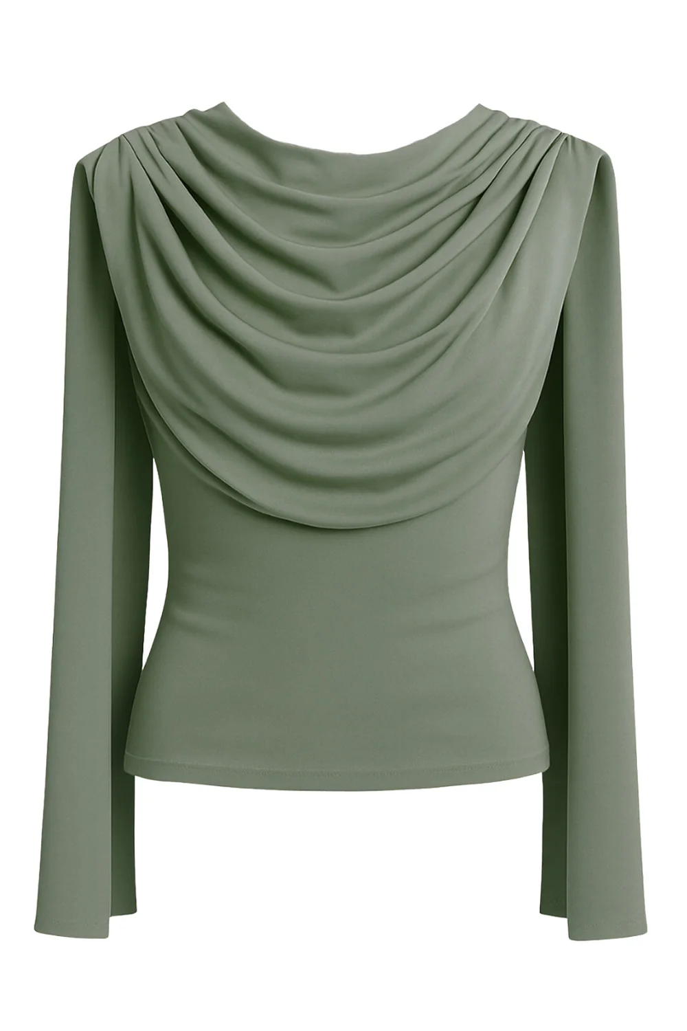 Top Blair detalle con plisados