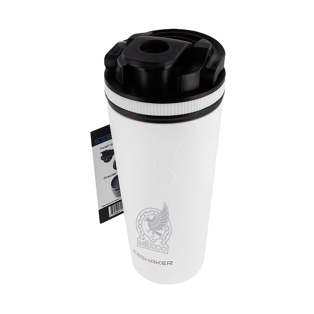 Iceshaker Termo Shaker  768ml  Blanco Selección Mexicana
