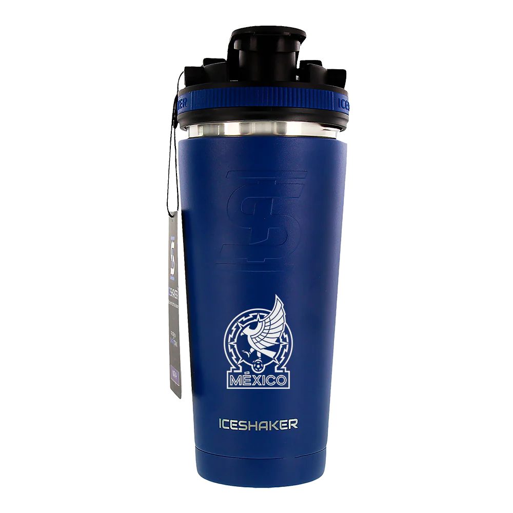 Iceshaker Termo Shaker  768ml Azul Navy Selección Mexicana