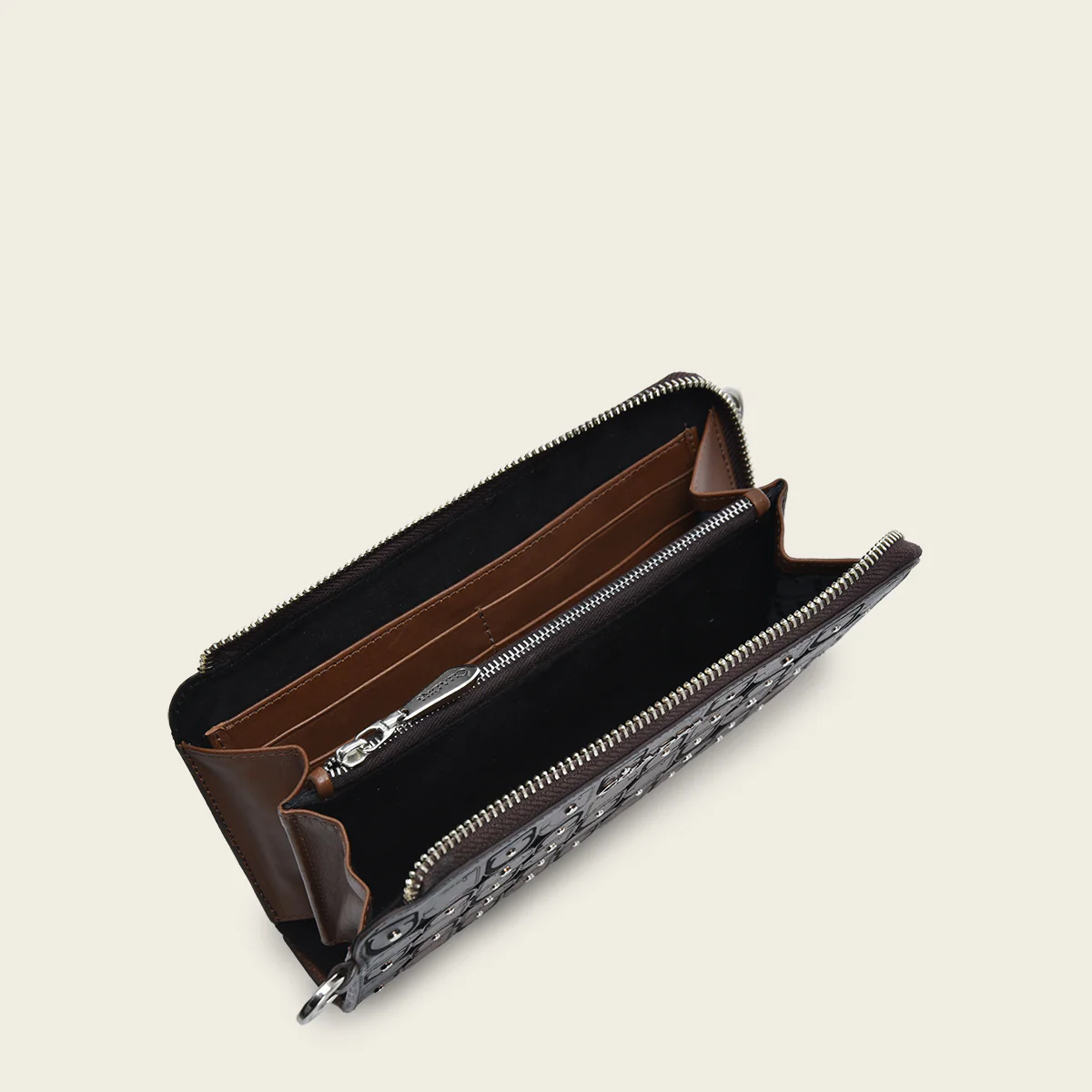 Cartera en piel genuina para dama