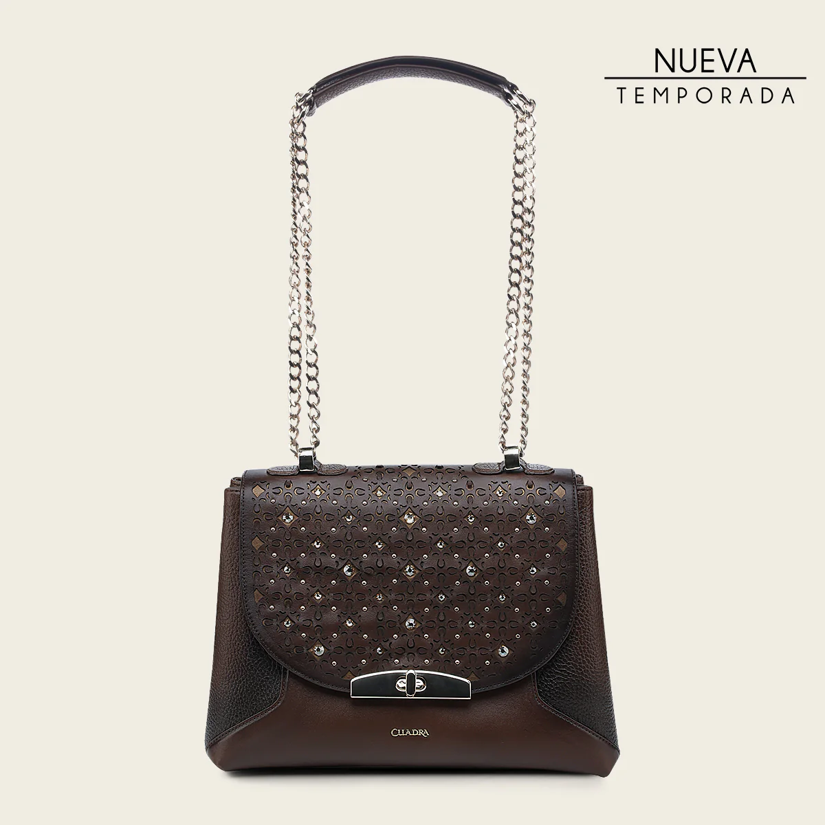 Crossbody en piel genuina para dama
