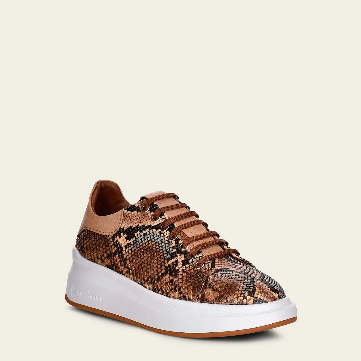 Sneakers para dama de pitón
