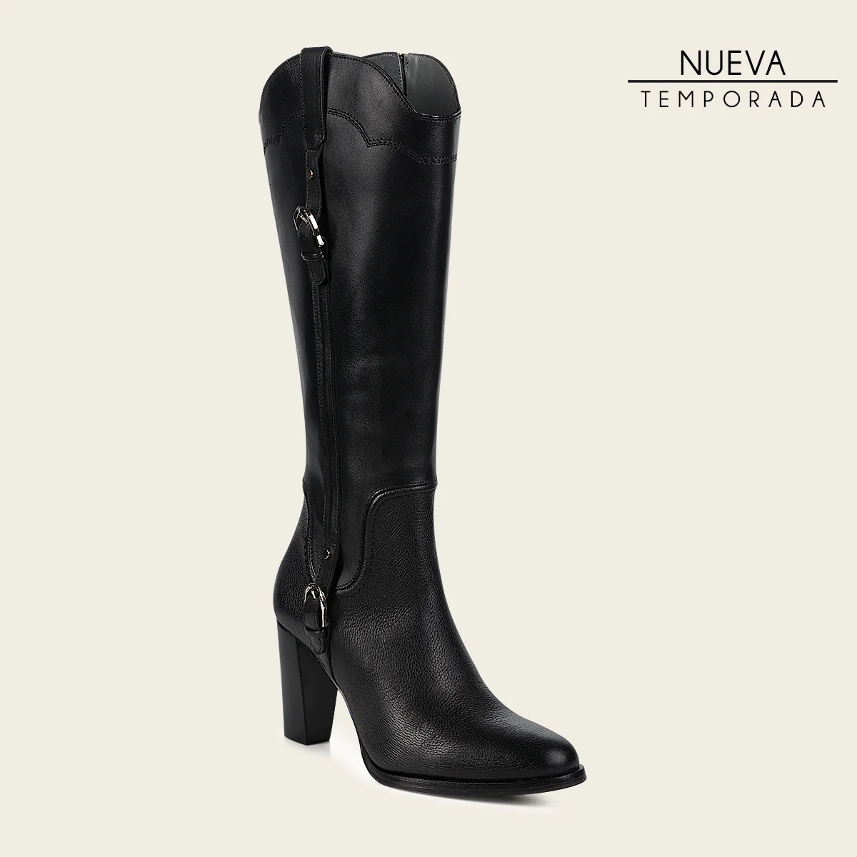 Bota de vestir en piel genuina para dama