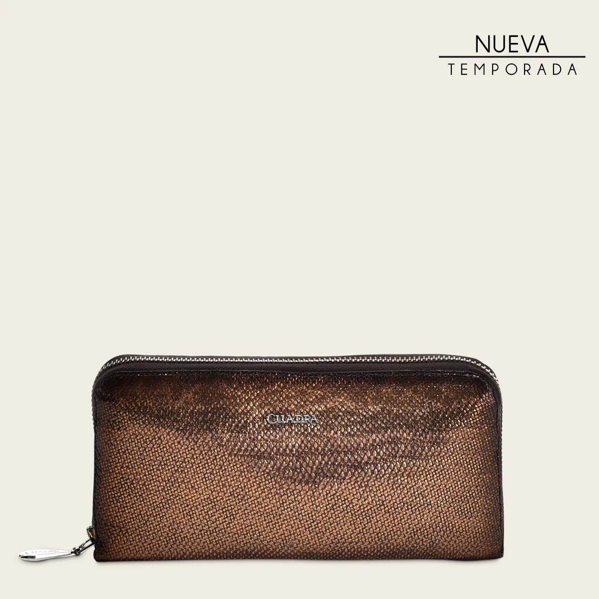 Cartera en piel genuina de carunga para dama