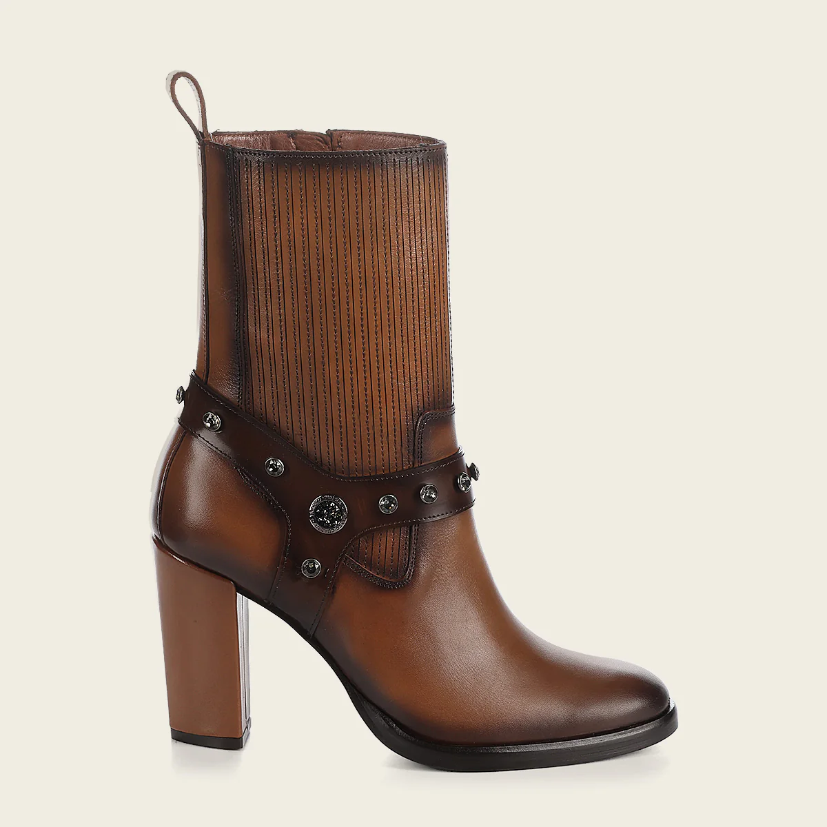 Bota de vestir en piel genuina para dama