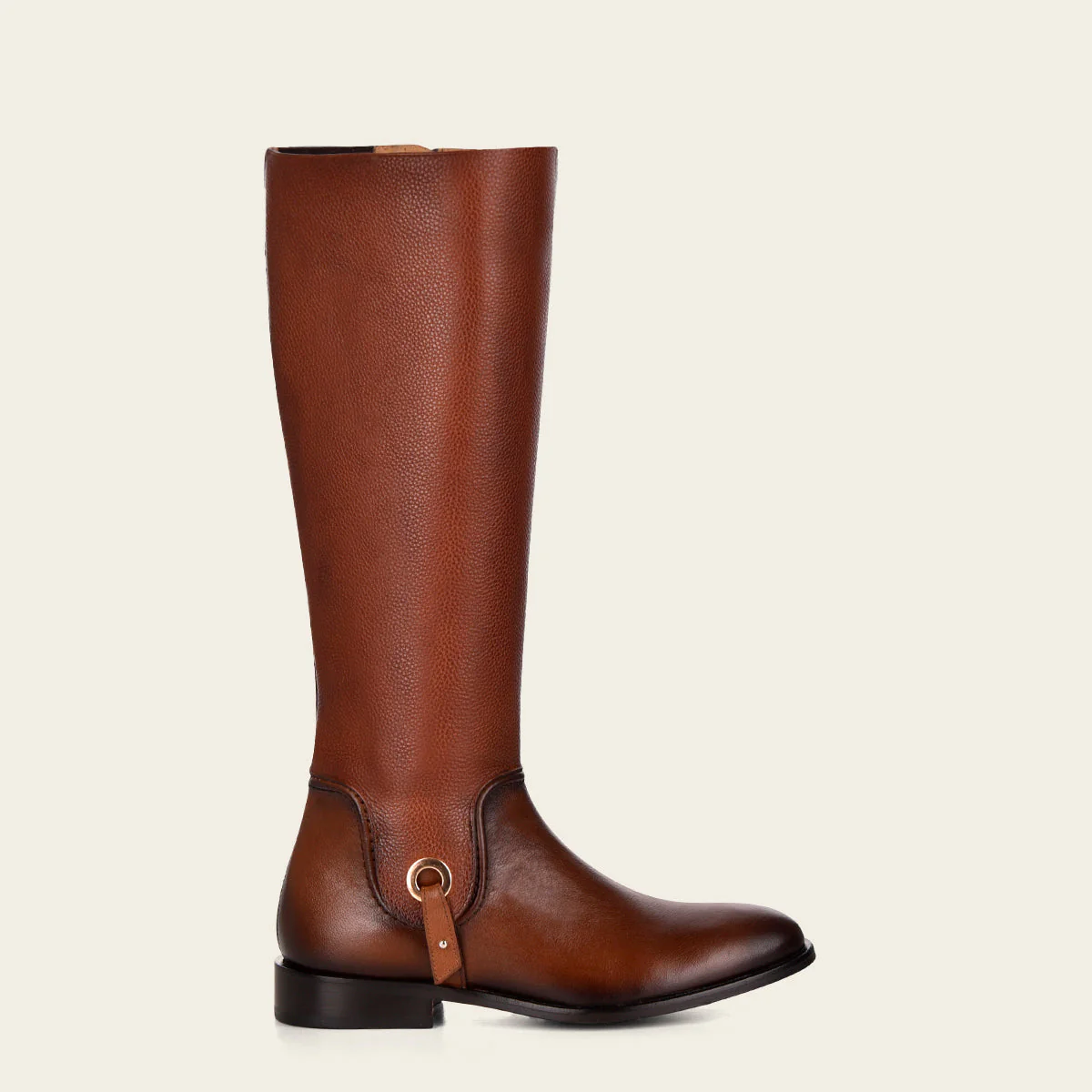 Bota ecuestre en piel de bovino