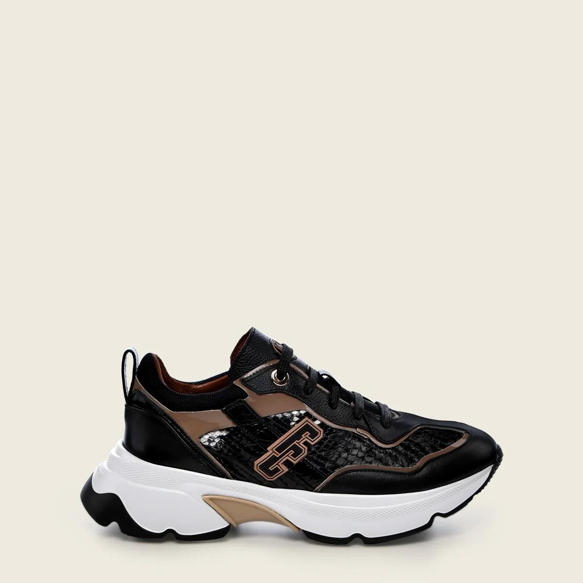 Sneakers en Piel Genuina de Pitón