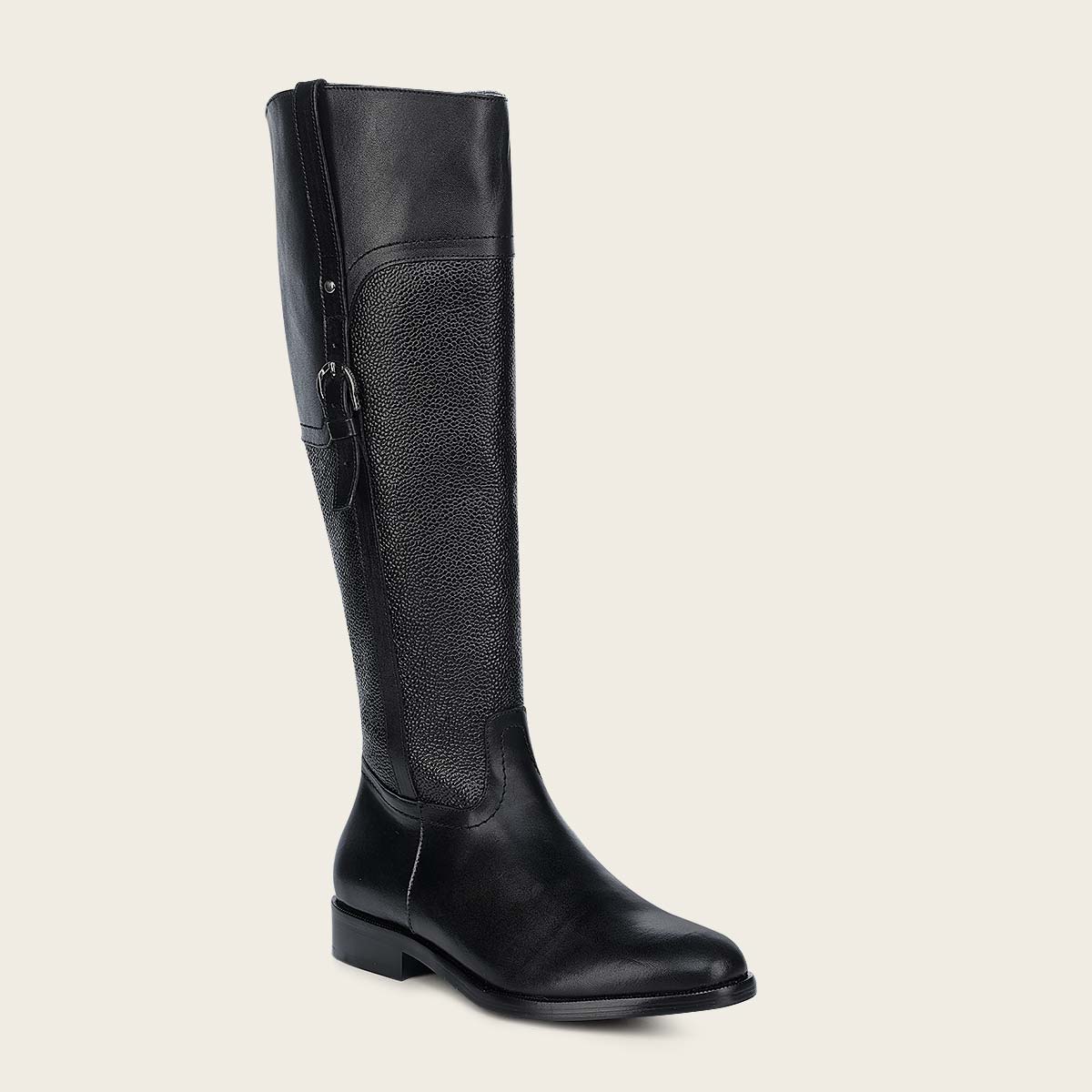 Bota para dama en piel genuina