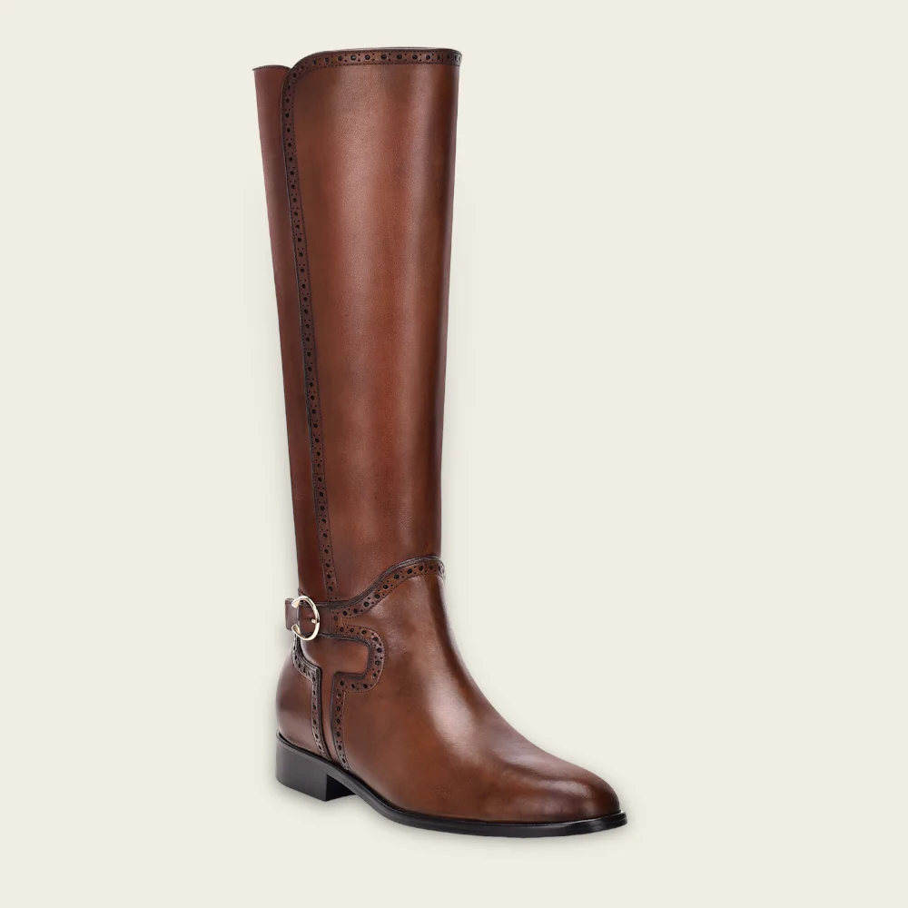 Bota casual en piel genuina para dama