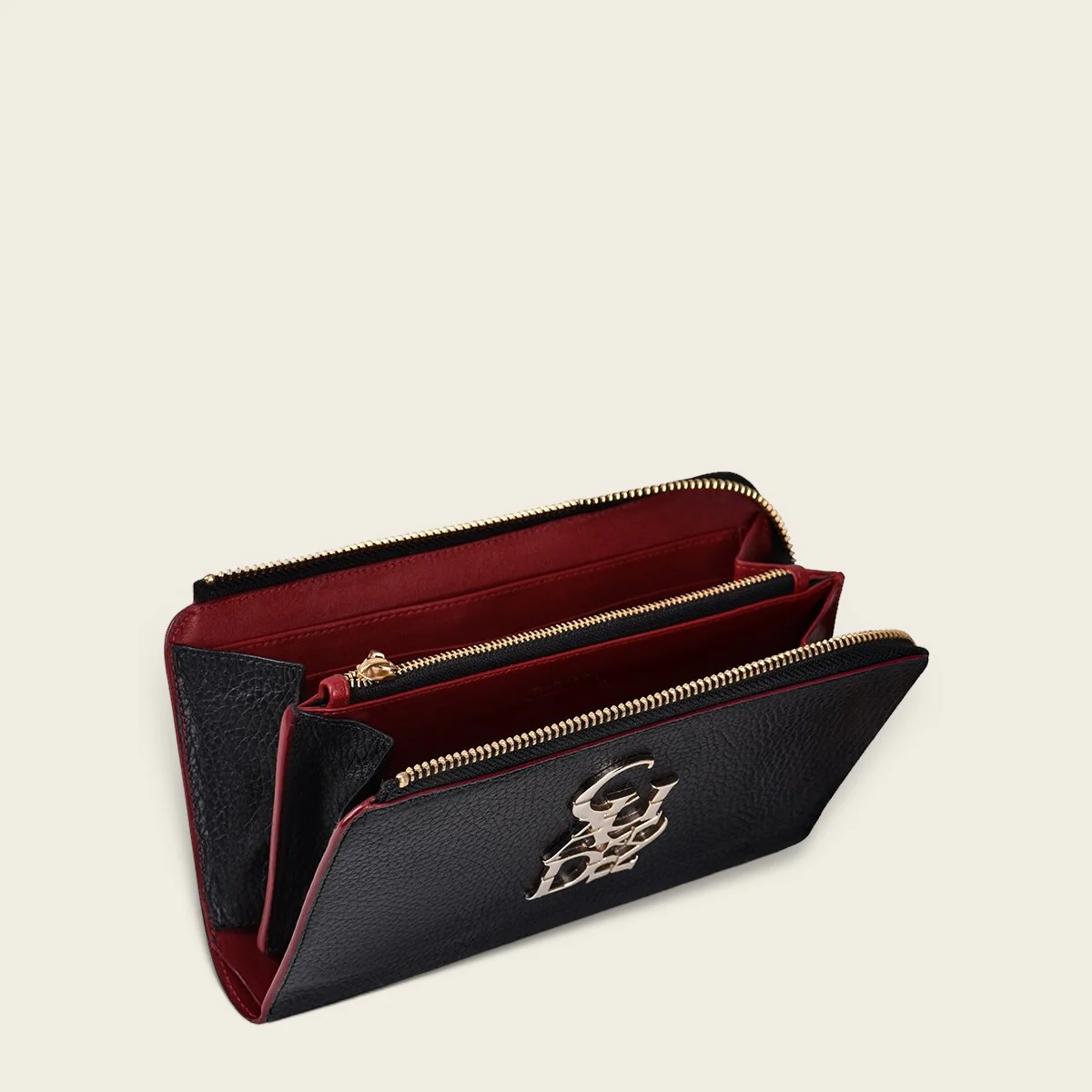 Cartera en piel genuina para dama