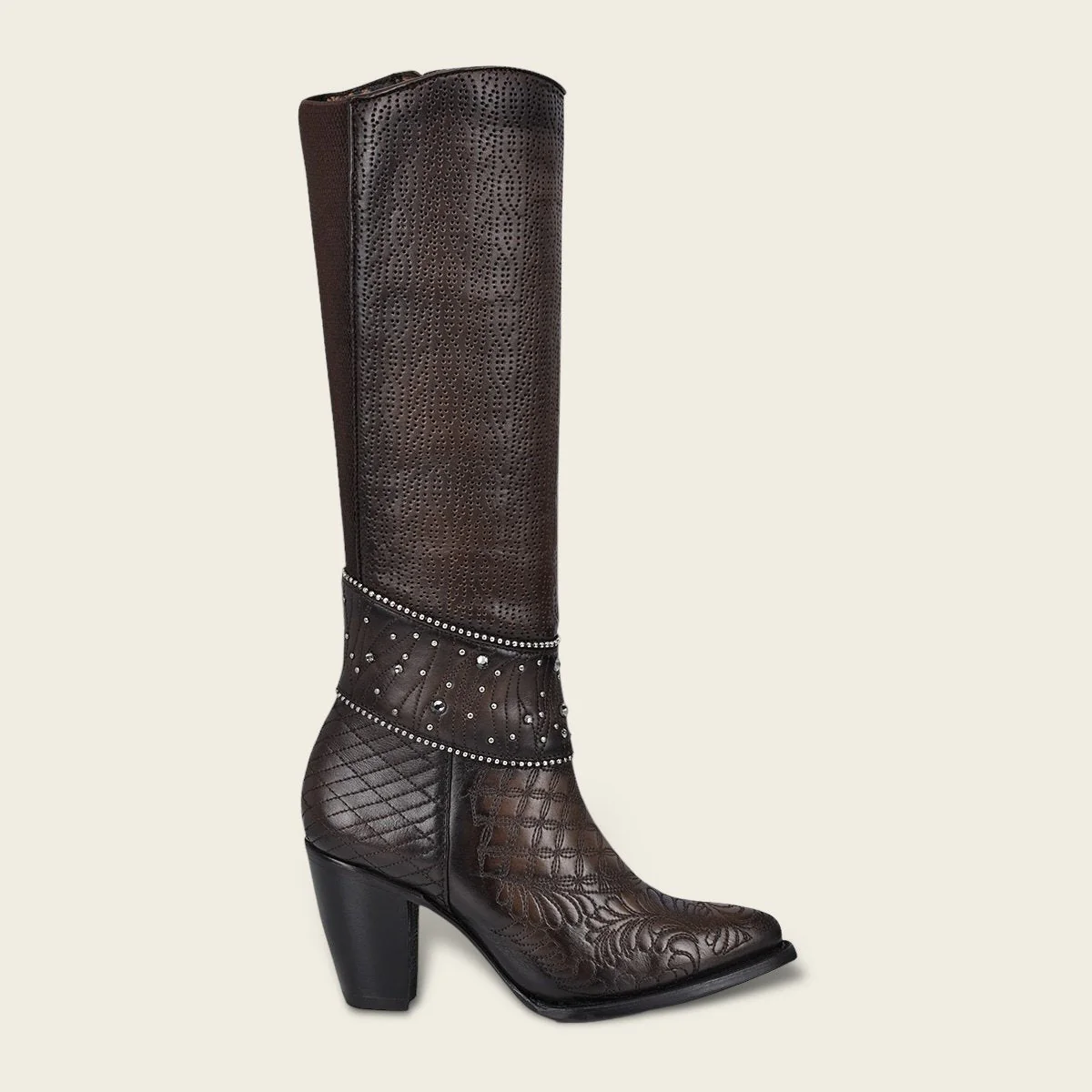 Bota casual en piel genuina para dama
