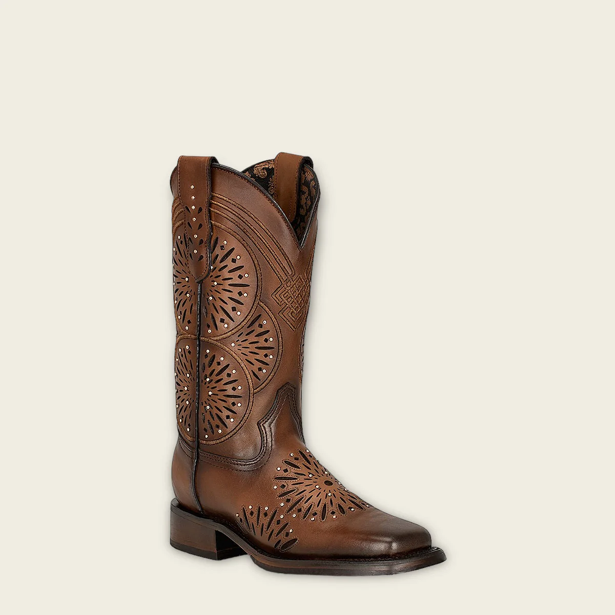 Bota rodeo en piel genuina