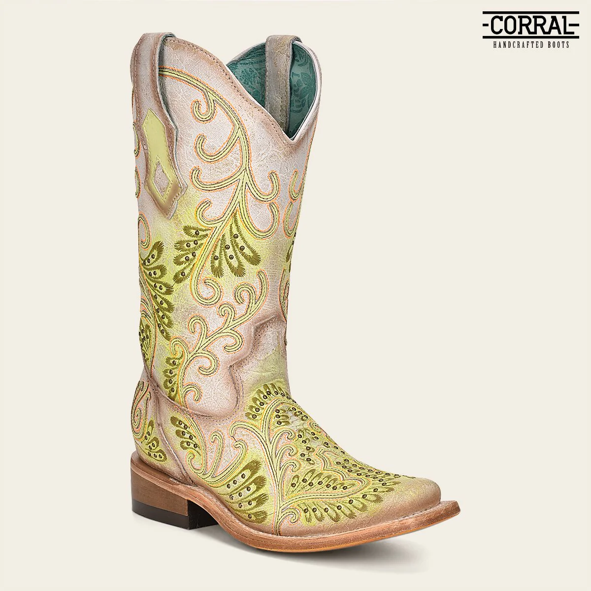 Bota Corral neón para dama