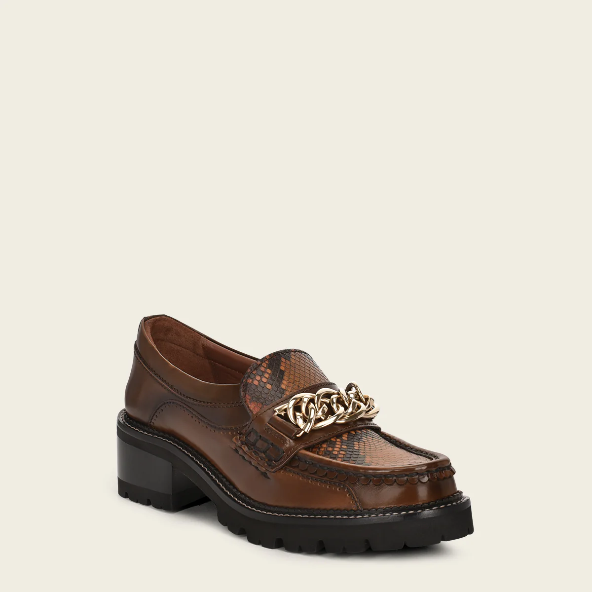 Mocasín en Piel Genuina de Pitón