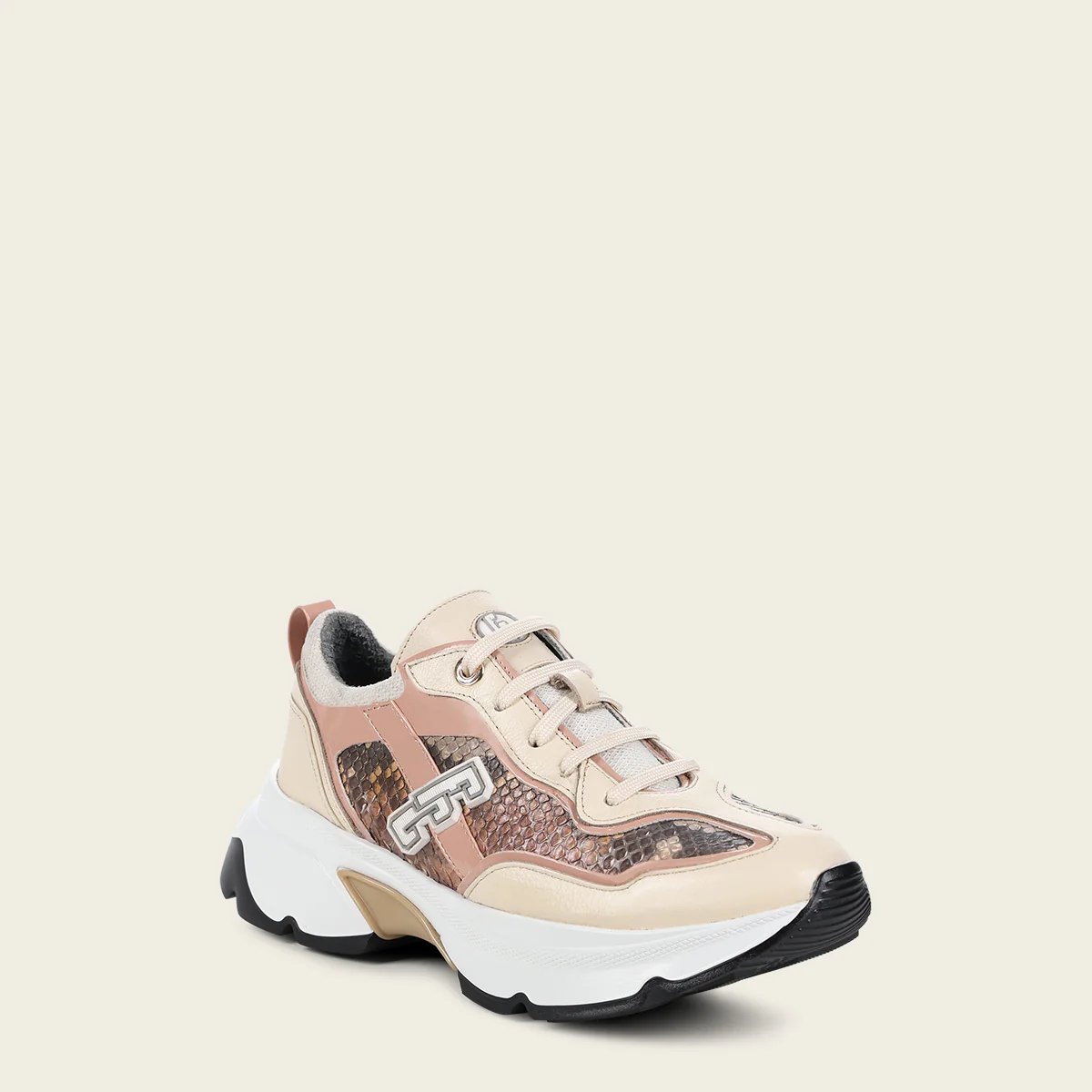 Sneakers en Piel Genuina de Pitón