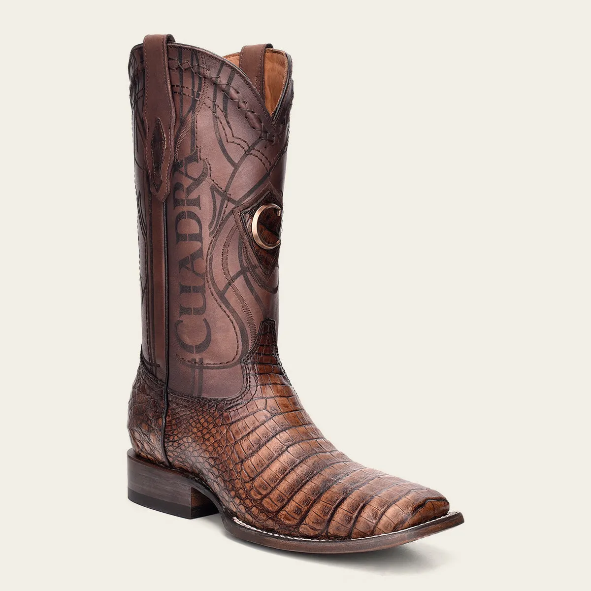 Bota en piel genuina de fuscus
