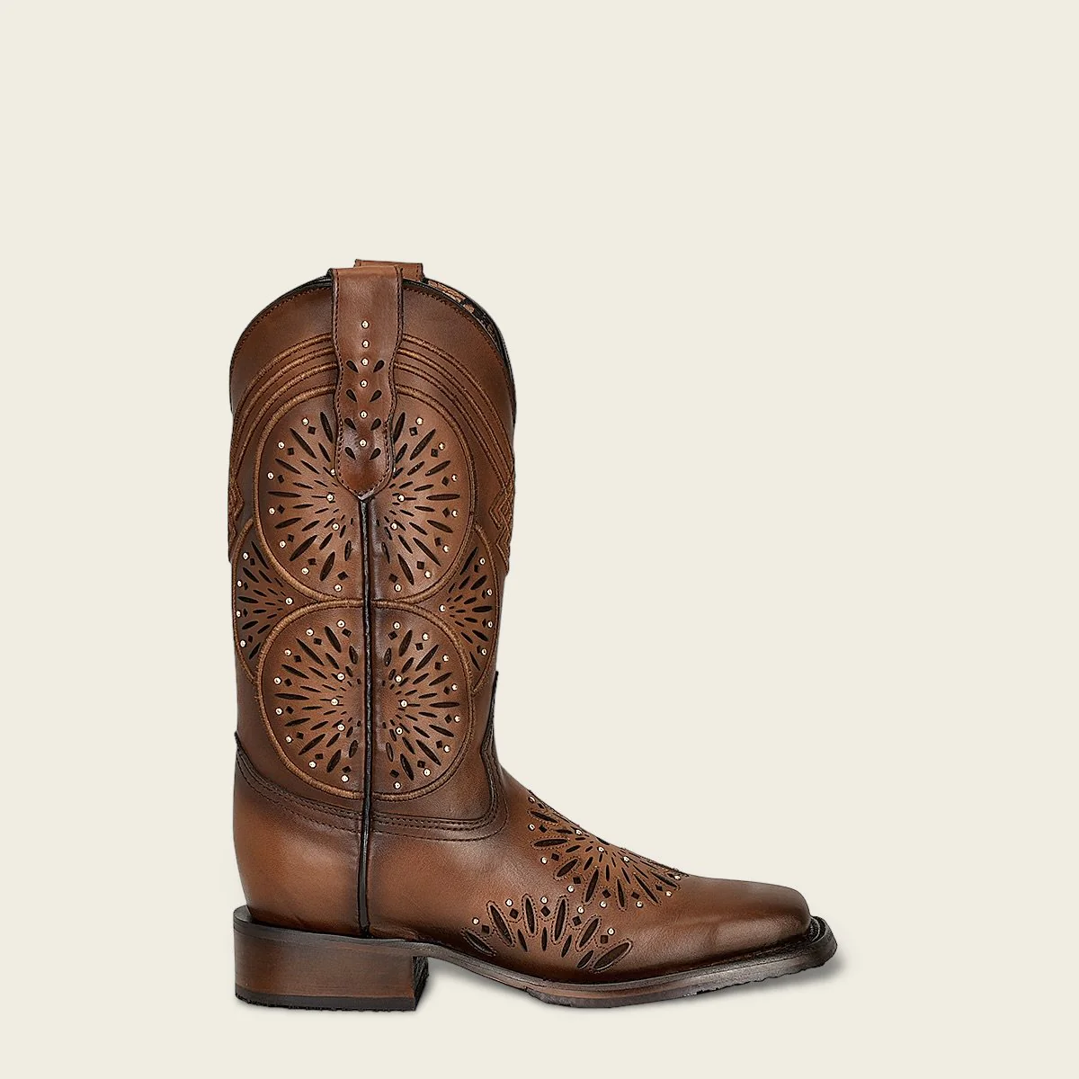Bota rodeo en piel genuina