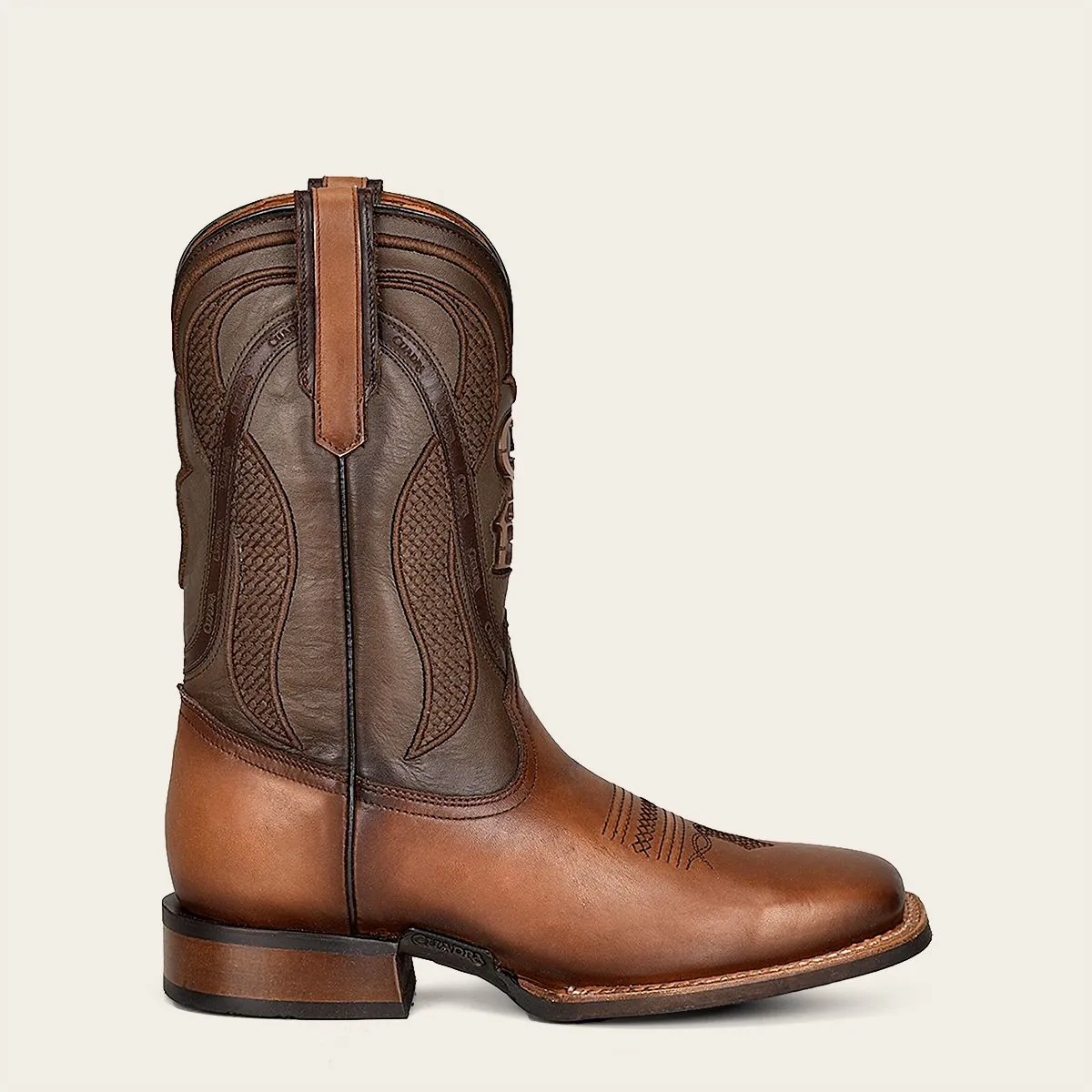 Bota rodeo en piel genuina