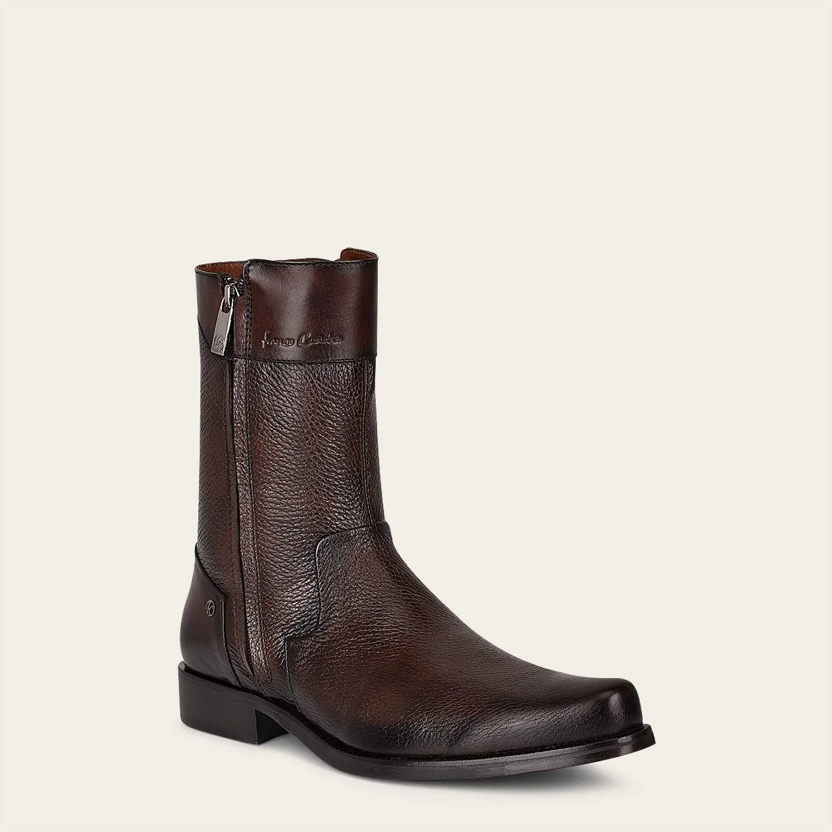 Bota en piel genuina de venado
