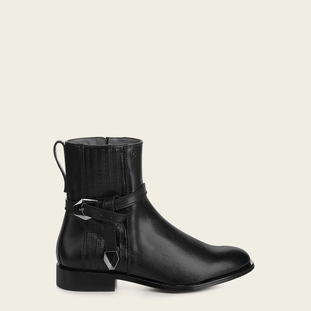 Botin de vestir en piel genuina para dama