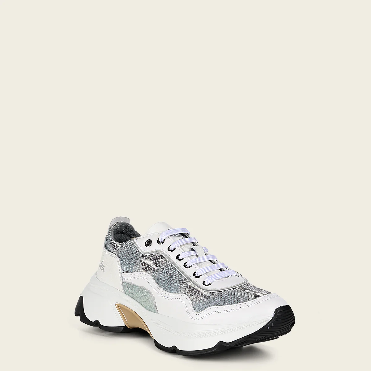 Sneakers en Piel Genuina de Pitón