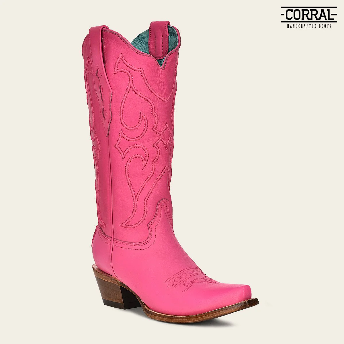 Bota Corral fiusha para dama