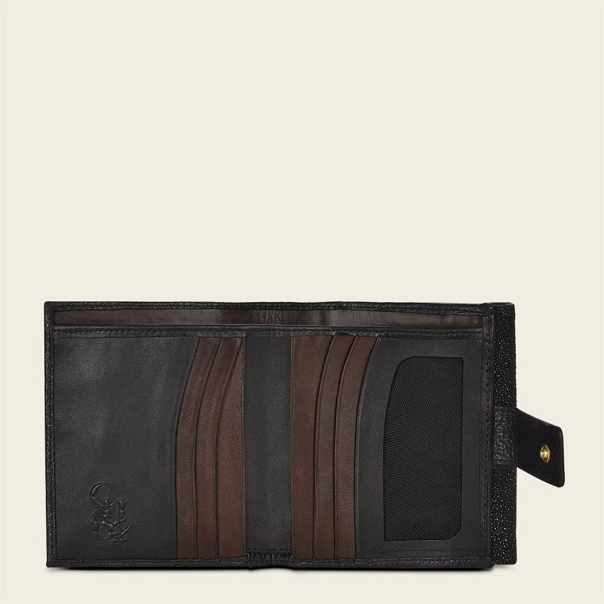 Cartera en piel genuina de mantarraya para dama