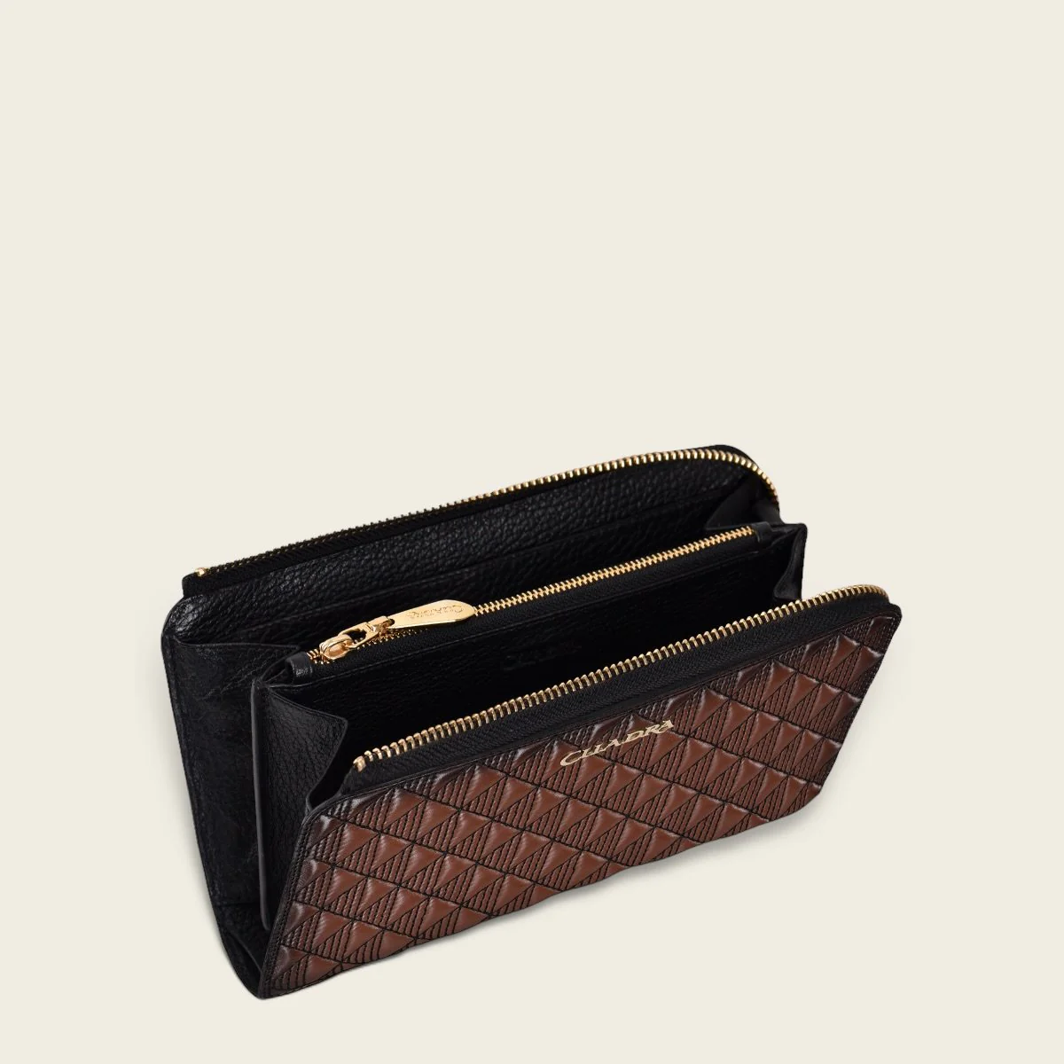 Cartera en piel genuina para dama