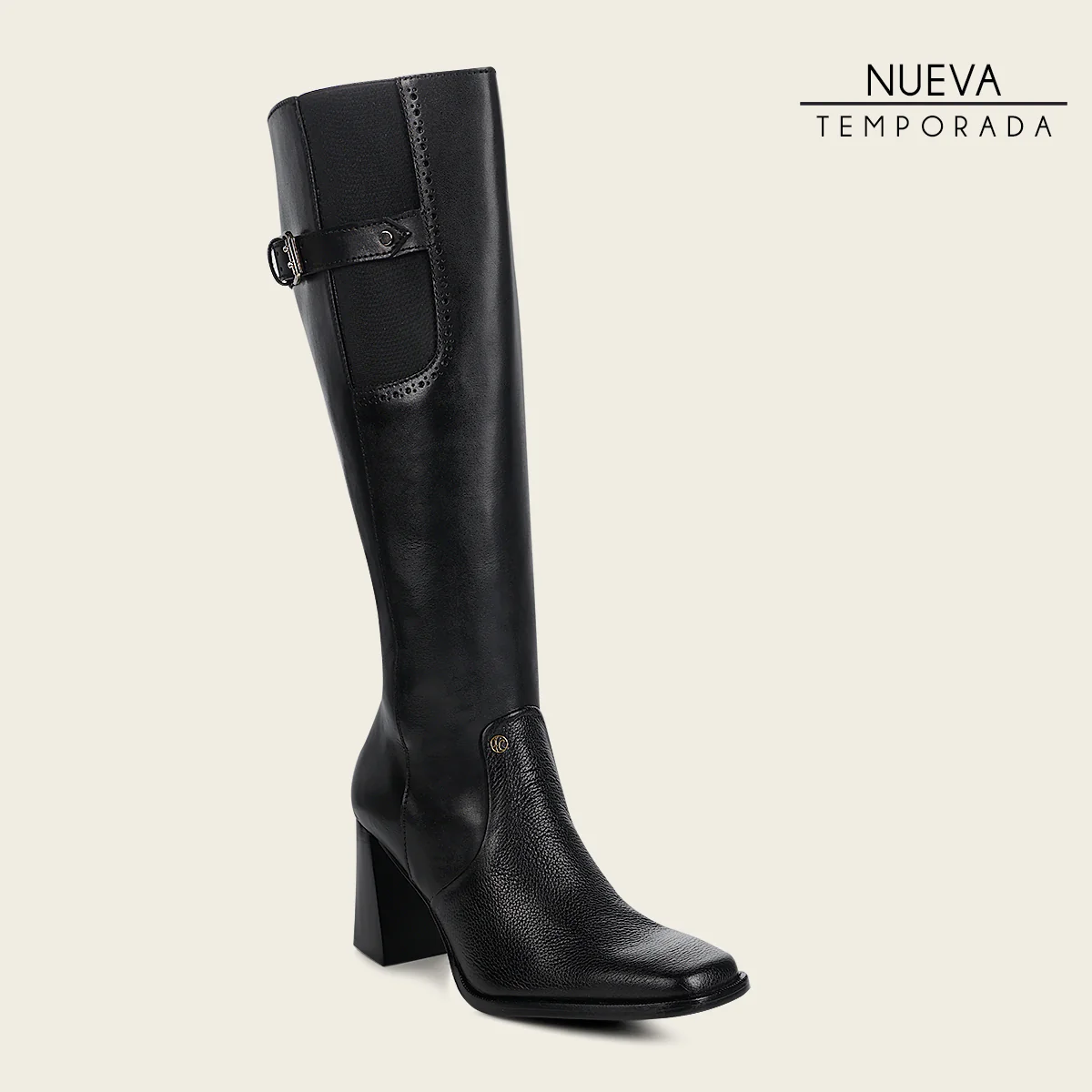 Bota de vestir en piel genuina para dama