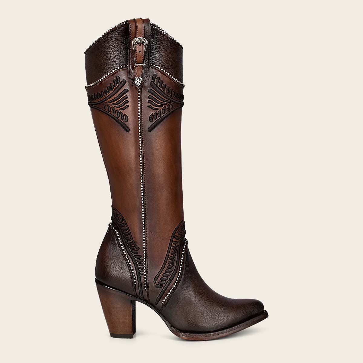 Bota casual en piel genuina para dama